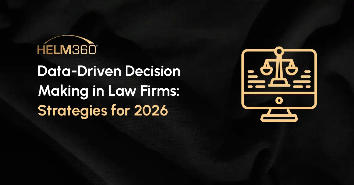 Data-Driven Decision Making in Law Firms