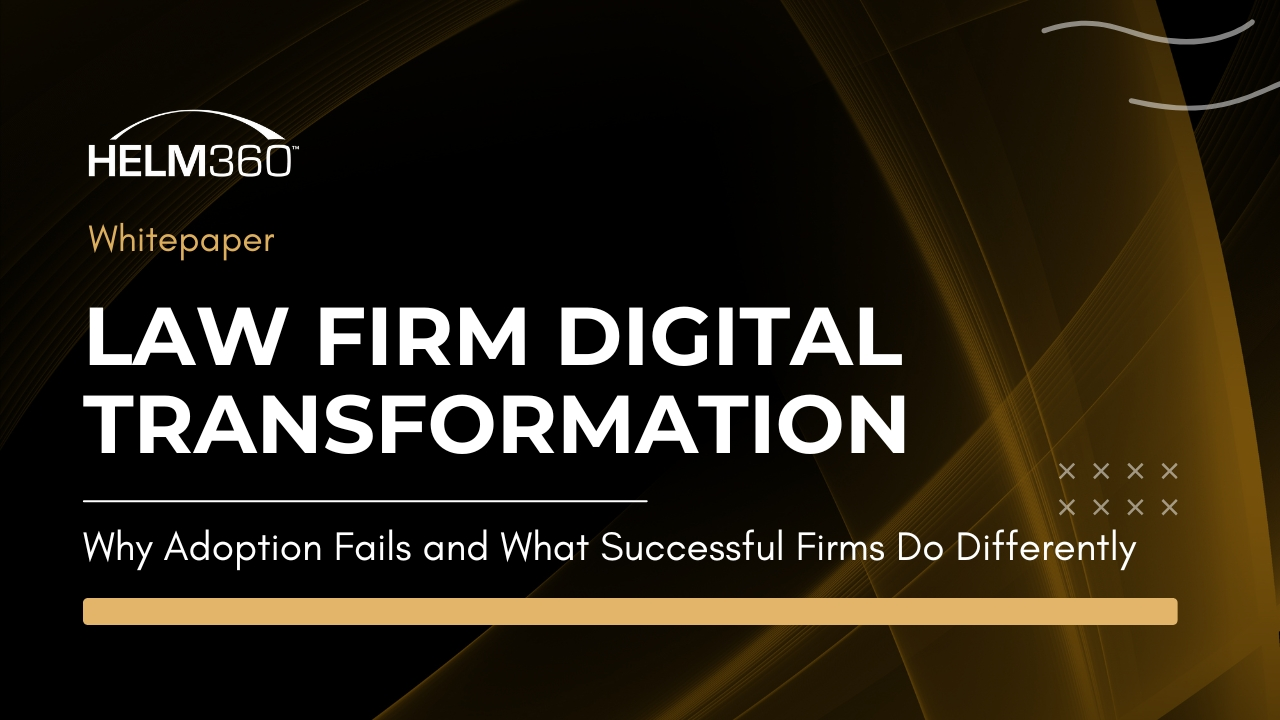 Law Firm Digital Transformation Why Adoption Fails and What Successful Firms Do Differently
