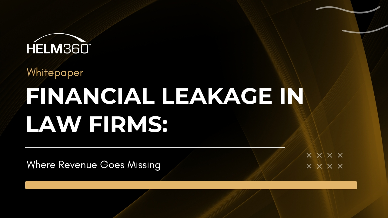 Financial Leakage in Law Firms