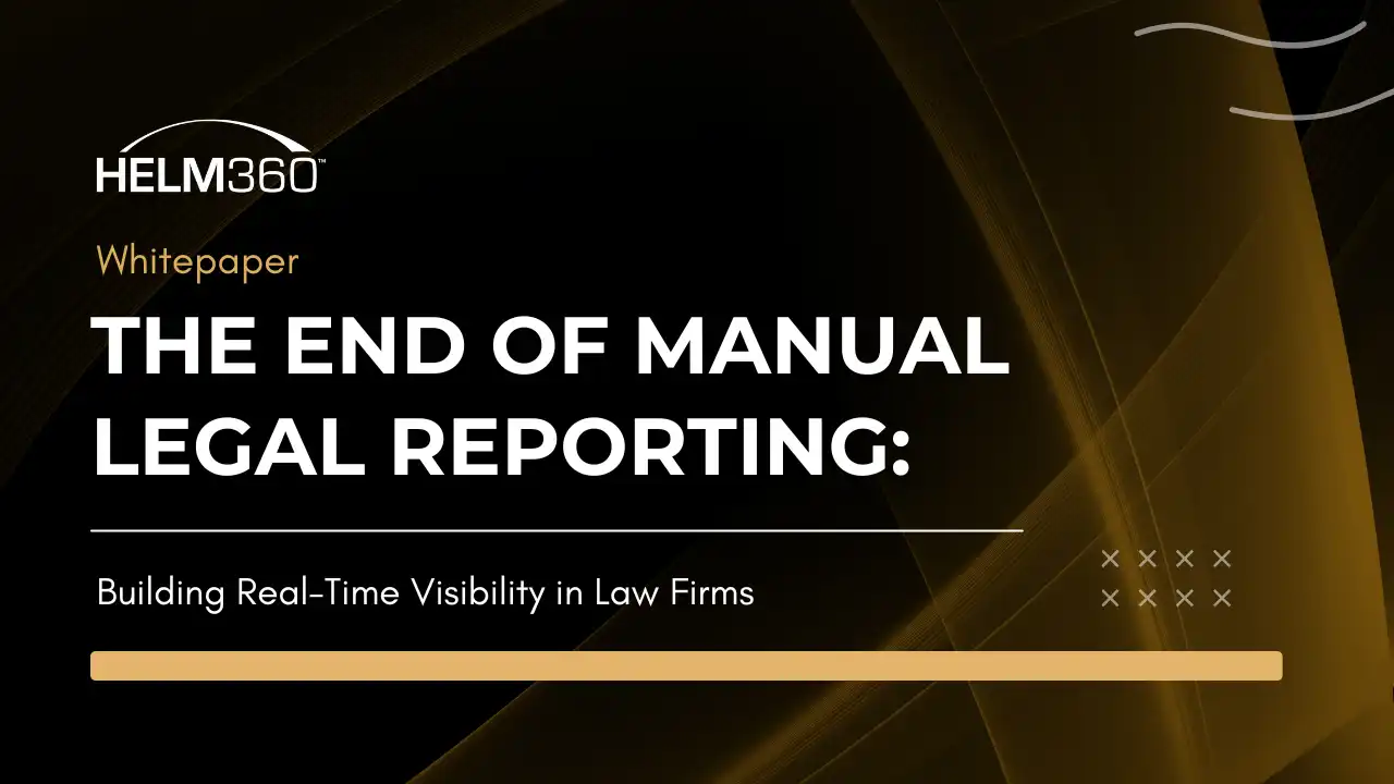 The End of Manual Legal Reporting